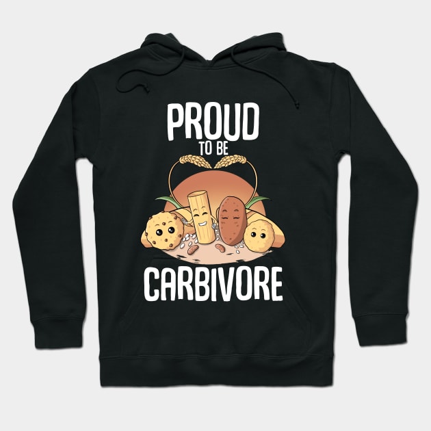 Proud to be carbivore Hoodie by MerchBeastStudio